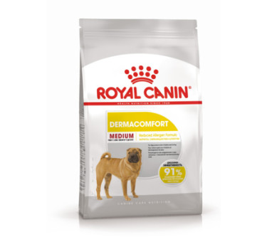 Royal Canin Medium Dermacomfort (Медиум Дермакомфорт) для собак средних пород с кожным раздражением и зудом